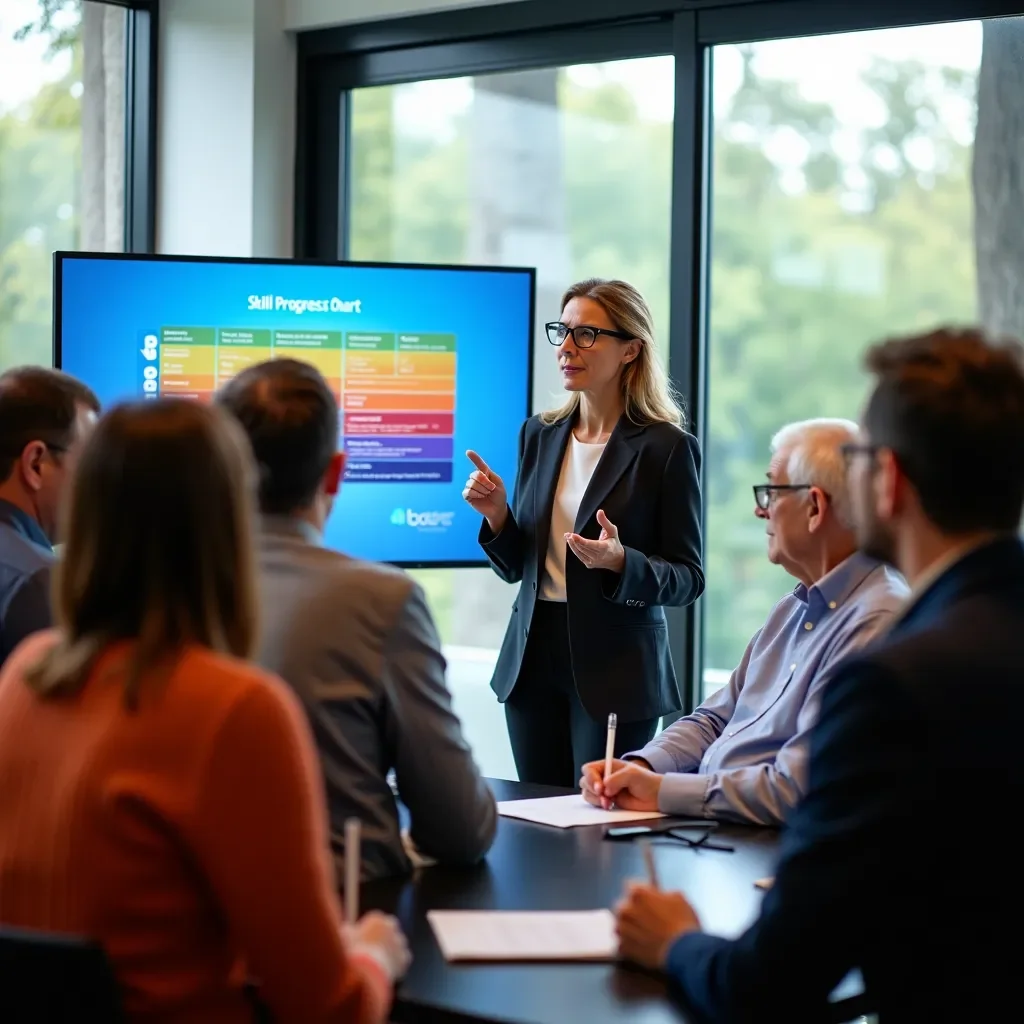 Modern office workspace